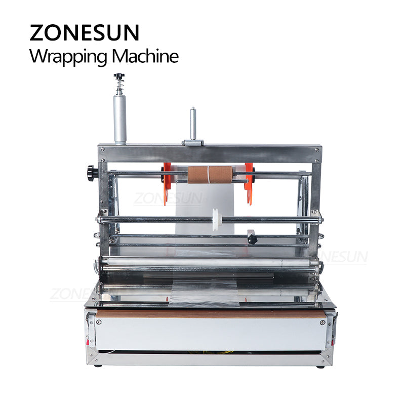 ZONESUN ZS-ACW88 Máquina empacadora de envoltura de celofán manual