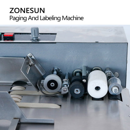 ZONESUN ZS-TB180PBF Automatic Flat Paper Paging And Labeling Machine