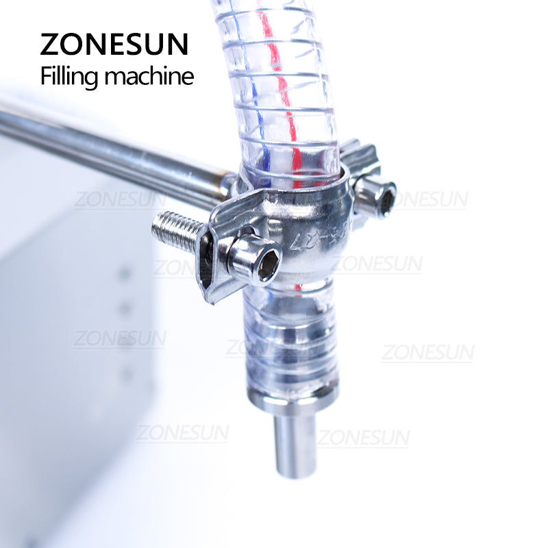 ZONESUN ZS-GP631 50-8000ml Semi Automatic Gear Pump Liquid Filling and Weighing Machine