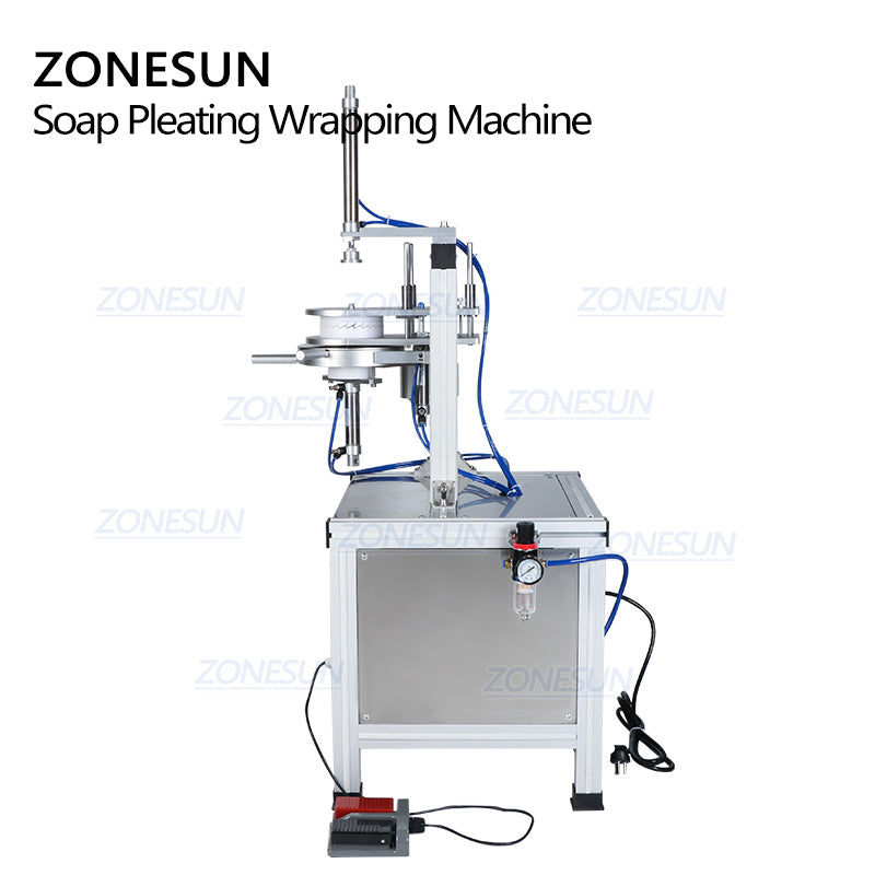 ZONESUN ZS-PK900 Semi-automatic Round Pleated Wrapping Machine