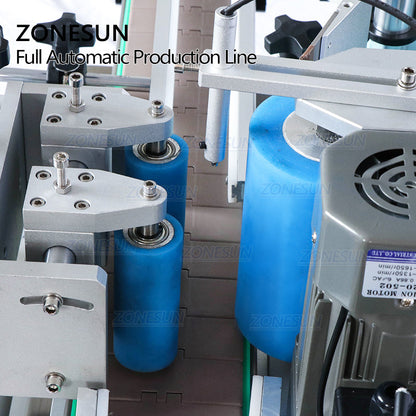 ZONESUN ZS-FAL180D Tabletop Liquid Filling Capping Double Sides Labeling Machine