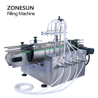 ZONESUN ZS-DTMP4C Desktop 4 Nozzles Magentic Pump Liquid Filling Machine（Best Offer）