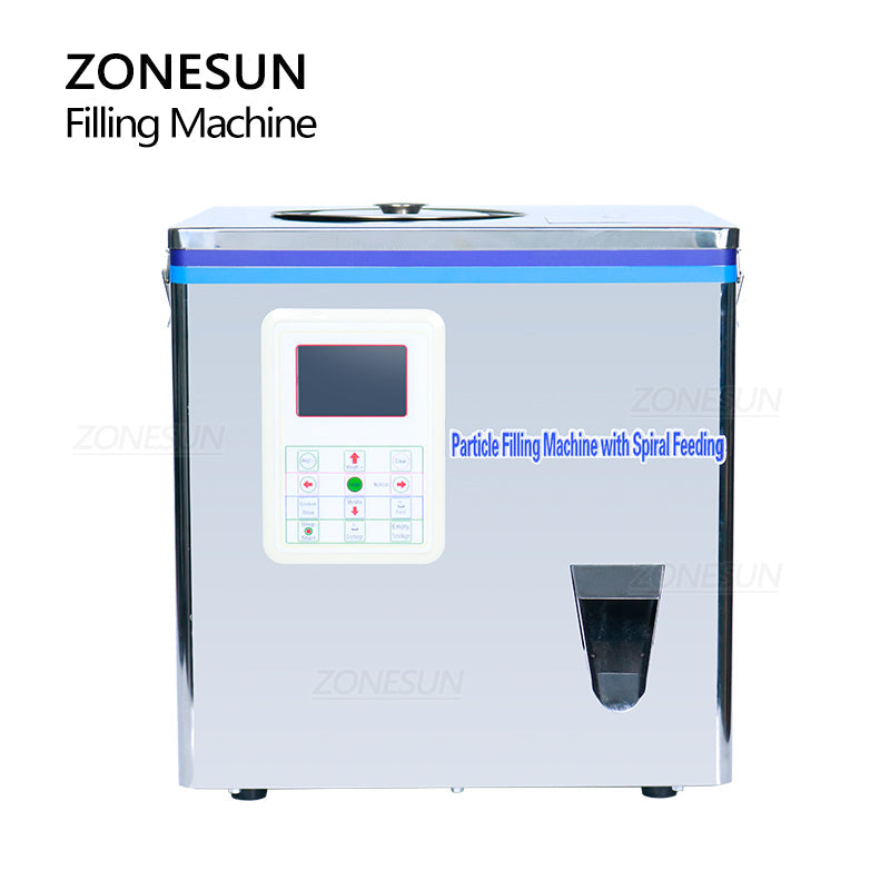 ZONESUN Sprial Particle Powder Filling Machine