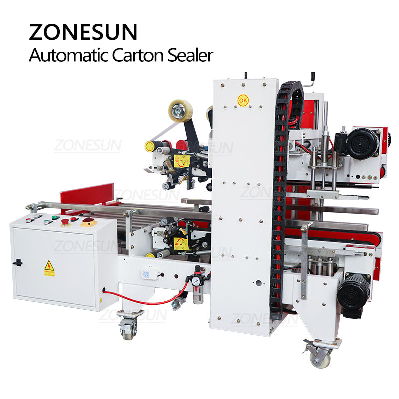 ZONESUN ZS-FK8001 Automatic Four Sides Carton Edge Sealing Machine（Best Offer）