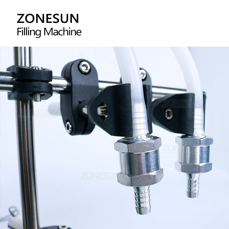 ZONESUN ZS-DPYT200 5-500ml 2 Nozzles Diaphragm Pump Liquid Filling Machine