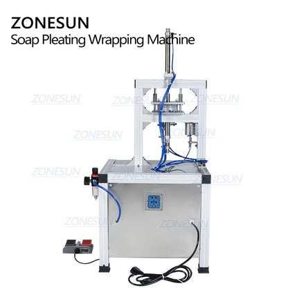 ZONESUN ZS-PK900 Semi-automatic Round Pleated Wrapping Machine