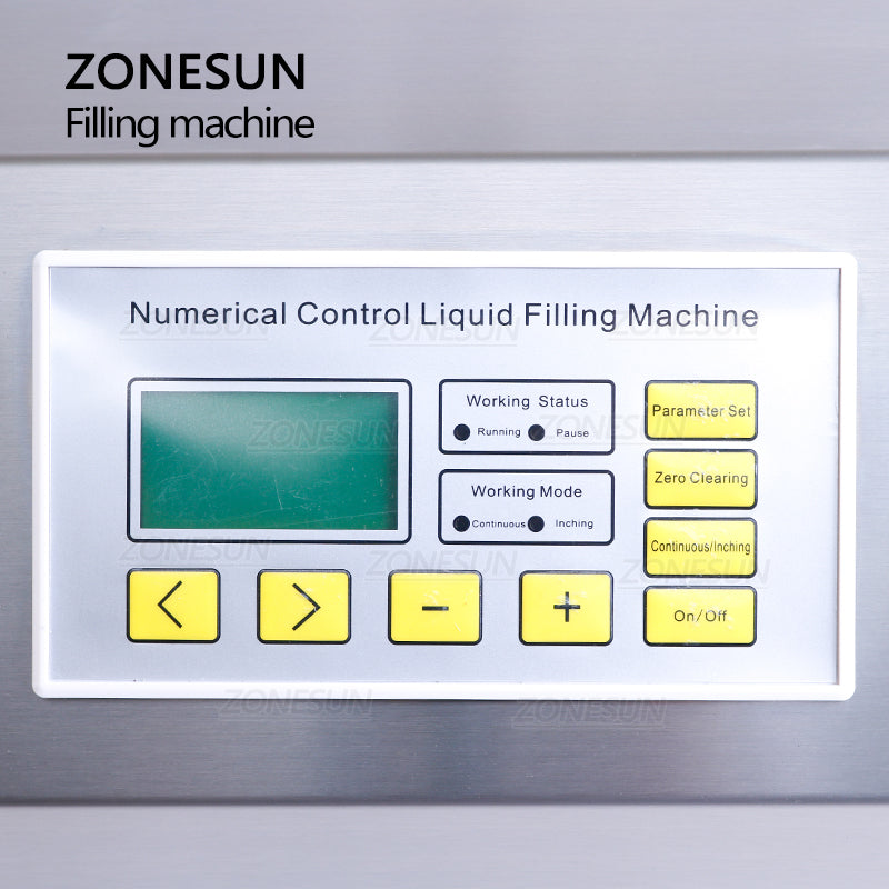 ZONESUN ZS-GP261W 150-18000ml Semi-automatic Gear Pump Liquid Weighing Filling Machine