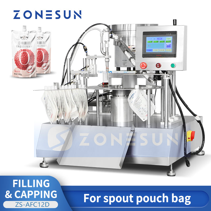 spout  pouch bag filling machine