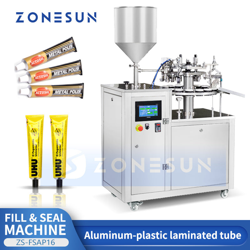 Tube Edge Folding Sealing Machine