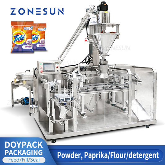 ZONESUN ZS-FMHZL1 Automatic Powder Filling & Doypack Feeding Sealing Machine