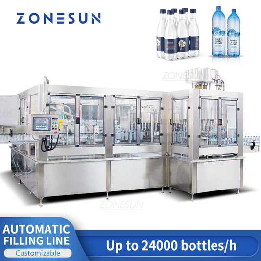 ZONESUN ZS-AFM Autoamtic PET Máquina de llenado de agua potable embotellada