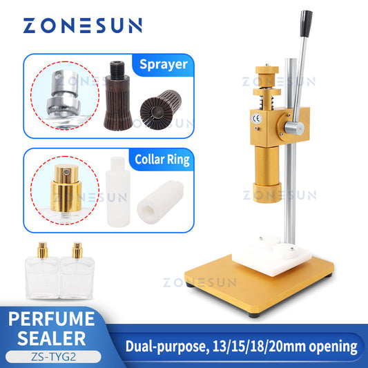 ZONESUN ZS-TYG2 Dual-use Manual Perfume Bottle Capping Machine