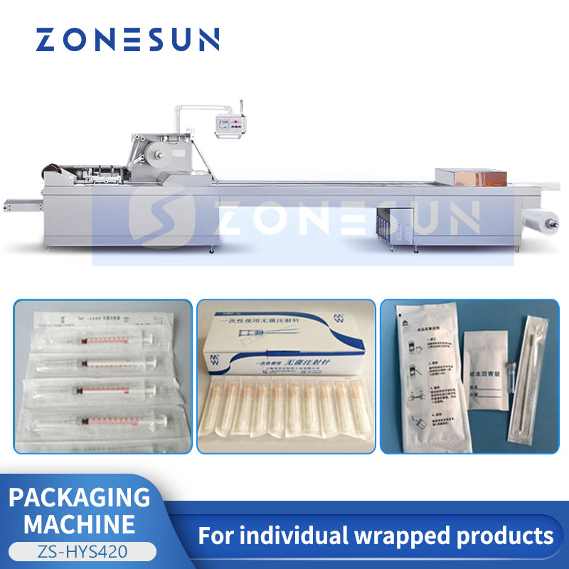 Automatic hygienic product wrapping machine