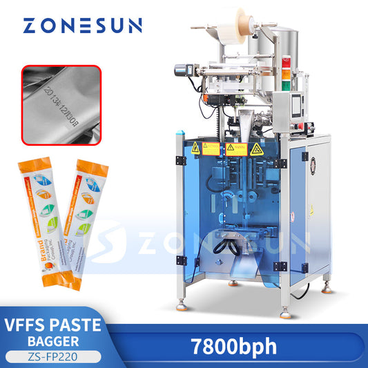 ZONESUN ZS-FP220 Máquina llenadora y selladora de pasta rápida y eficiente