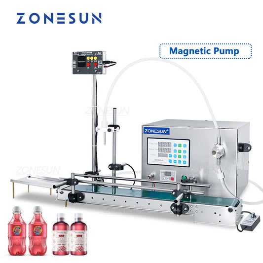 ZONESUN ZS-DTMP1S Magnetic Pump Liquid Filling Machine