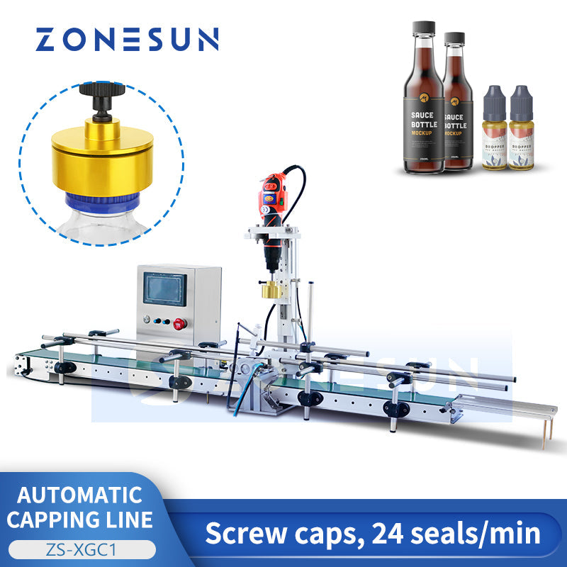 ZONESUN ZS-XGC1 Tabletop Automatic Screwing Capping Machine