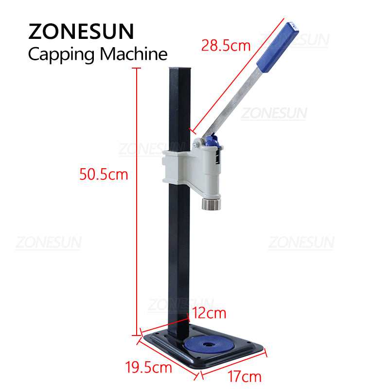 Máquina tapadora manual de tapas de botellas de cerveza ZONESUN ZS-BBC1 