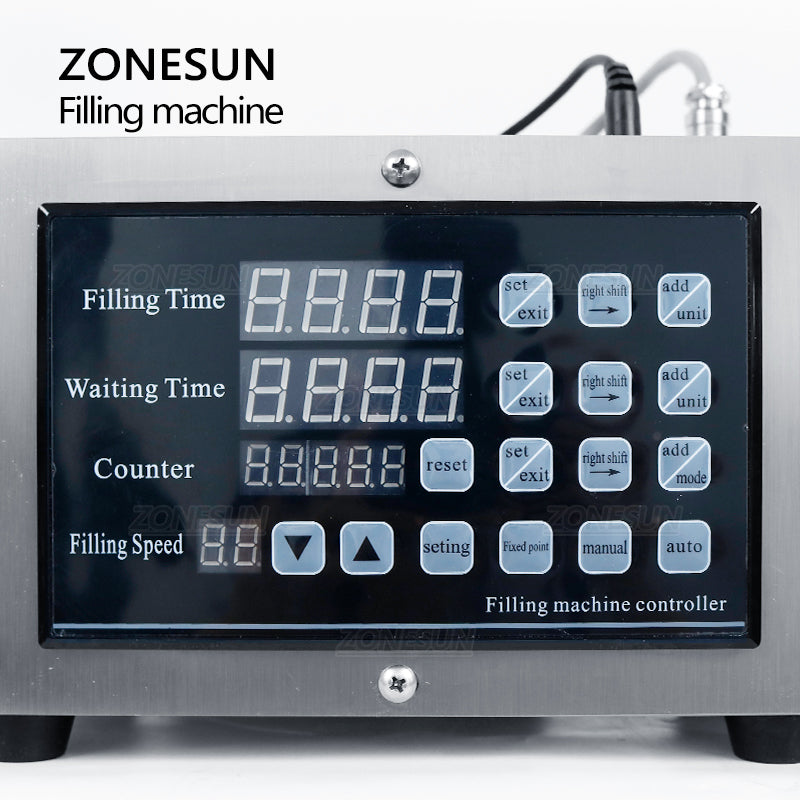 ZONESUN GFK-280 Single Nozzle Diaphragm Pump Liquid Filling Machine