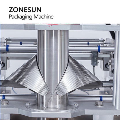 ZONESUN ZS-FS420 Máquina automática de sellado, llenado y pesaje de polvo de componentes electrónicos de 10 cabezales