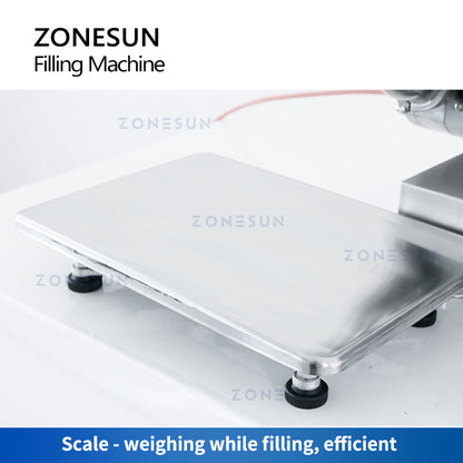 ZONESUN ZS-RPW1 Rotor Pump Paste Filling and Weighing Machine