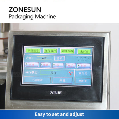 ZONESUN ZS-FS600 Máquina automática de llenado y sellado de pasta de helado 