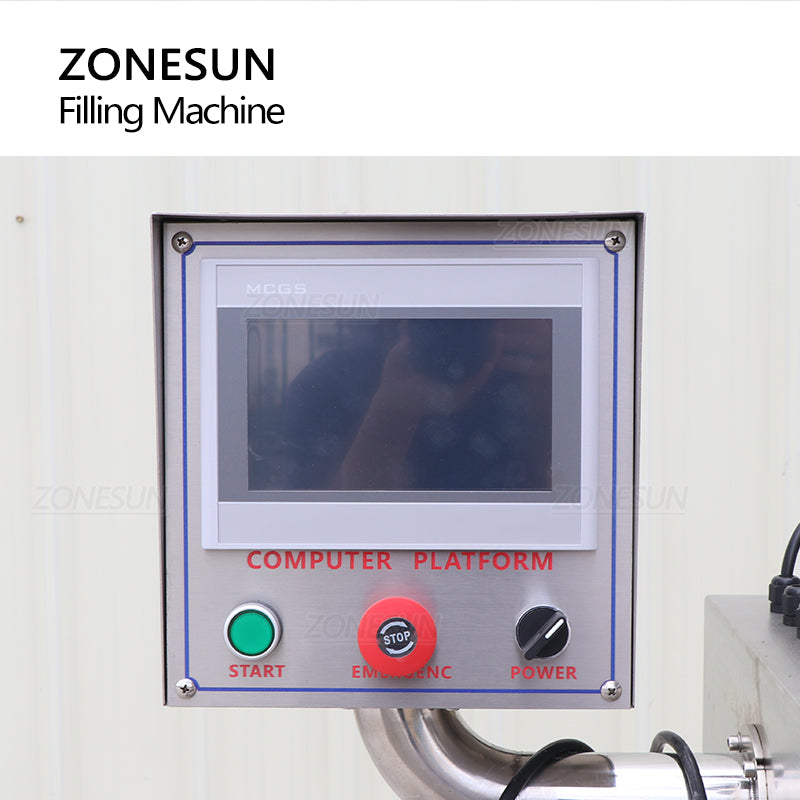 ZONESUN ZS-KL01 2 Nozzles Granule Quantitative Powder Filling Machine With 2 Hopper