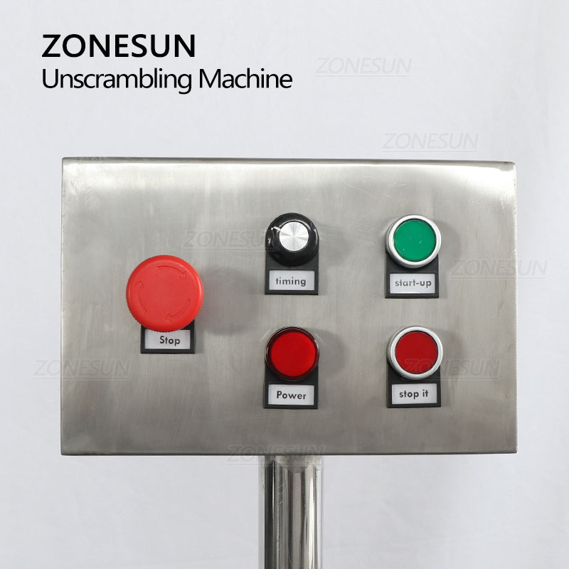 ZONESUN ZS-LP750 Automatic Rotary Bottle Sorting Unscrambler For Production Line