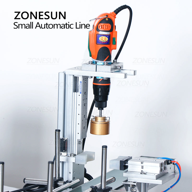 ZONESUN ZS-MPXG1 Small Automatic Magnetic Pump Liquid Filling and Capping Machine