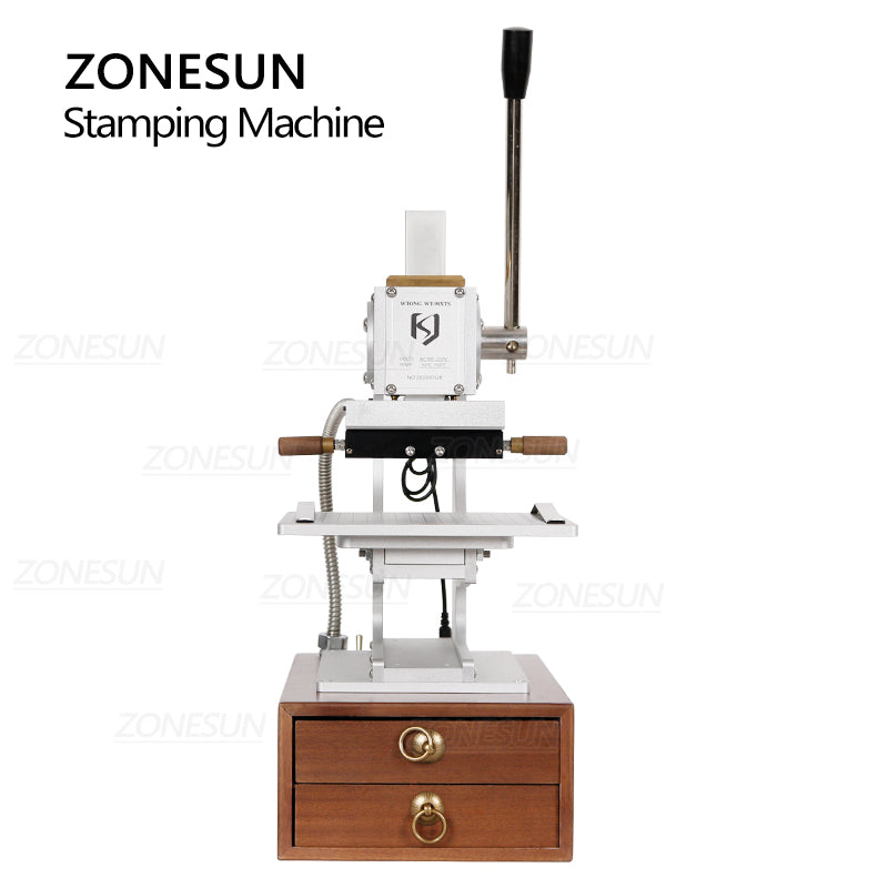 ZONESUN WT-90XTS Infrared Locator Multifunction Hot Foil Stamping Machine With Drawers