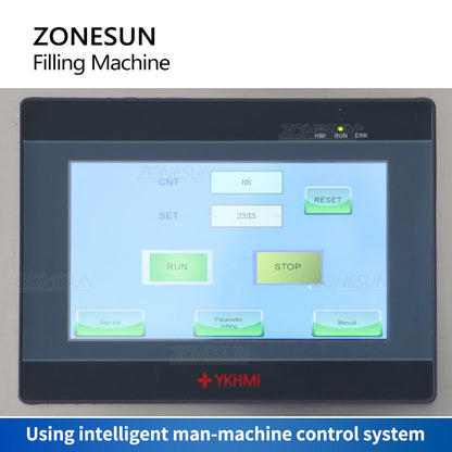 ZONESUN ZS-DTHSP2 2 Nozzles Pneumatic Piston Pump Viscous Liquid Filling Machine