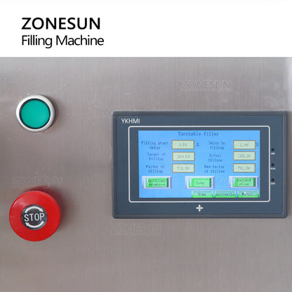 ZONESUN ZS-VTRP1 Servo Motor Rotor Pump Paste Filling Machine with Unscrambler（Best Offer）