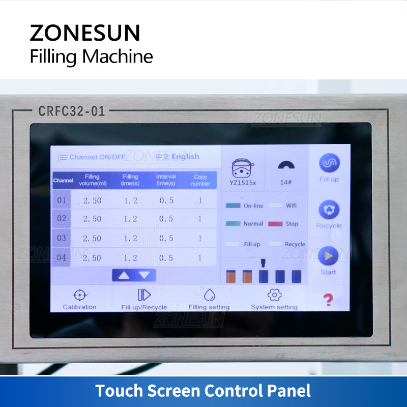 ZONESUN ZS-XYZ4A 4 Nozzles Peristaltic Pump Small-volume Liquid Filling Machine（Best Offer）