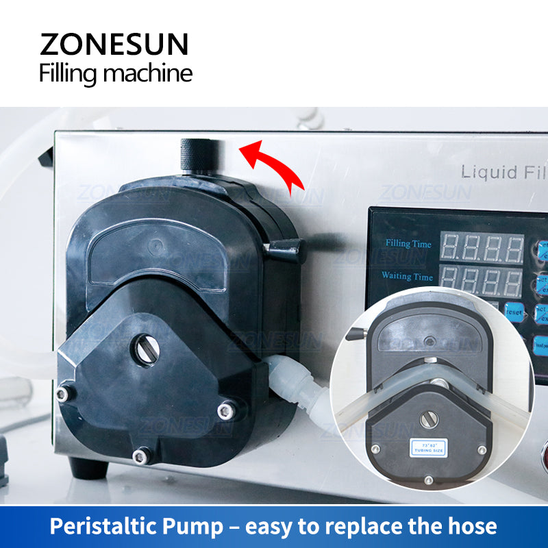 ZONESUN ZS-YTPPR1 Semi Automatic Large Flow Glue Peristaltic Pump Liquid Filling Machine