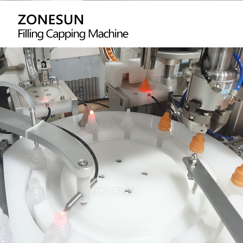 ZONESUN Custom Rotary Peristaltic Pump Liquid Filling Capping Machine