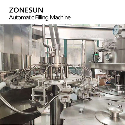 ZONESUN ZS-AFMC Autoamtic PET Máquina de llenado de bebidas carbonatadas embotelladas