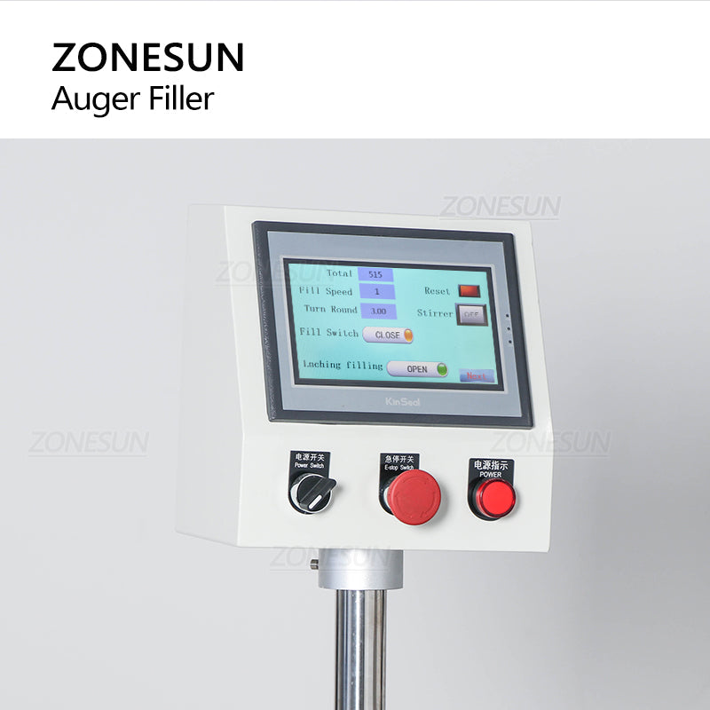 Máquina de llenado de polvo semiautomática ZONESUN ZS-FM100P 0.1-100g