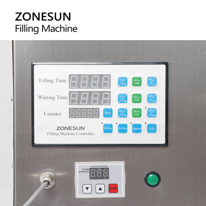 ZONESUN ZS-YTMP1S Single Nozzle Magnetic Pump Liquid Filling Machine