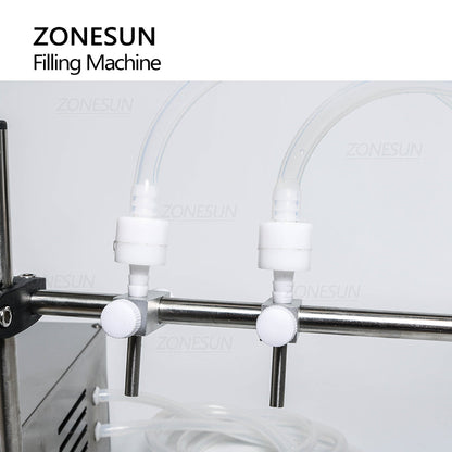 ZONESUN ZS-YTDP2 Electric 2 Nozzles Diaphragm Pump Liquid Filling Machine