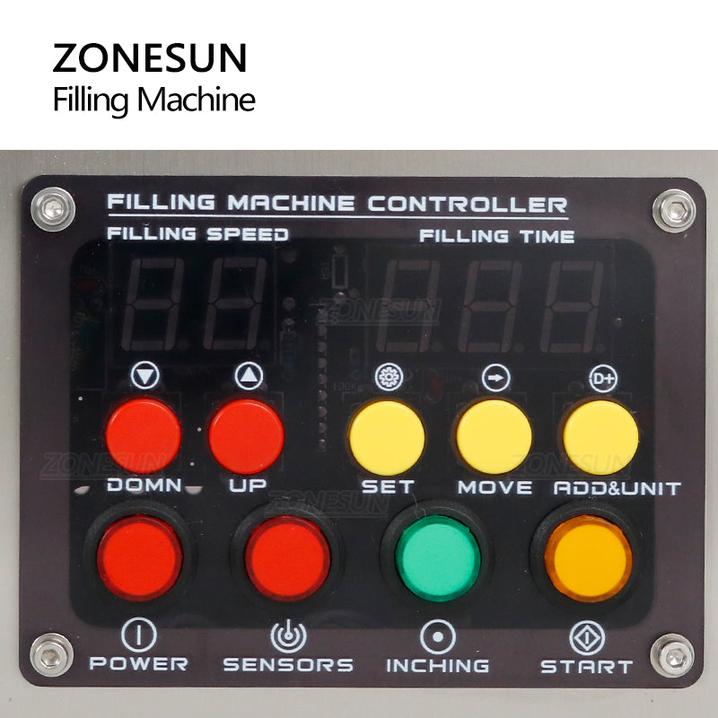 ZONESUN ZS-DTPP100C Máquina de llenado de líquidos con bomba peristáltica inteligente de un solo cabezal 