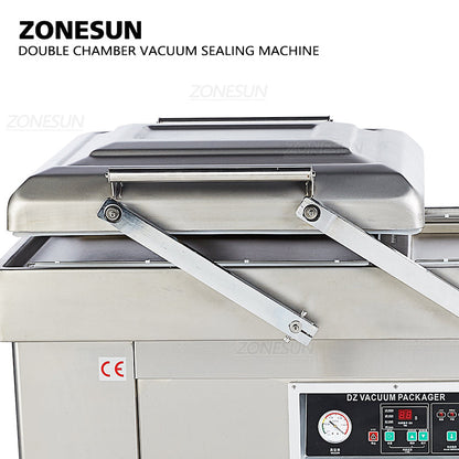 ZONESUN Automatic Double Chamber Vacuum Sealing Machine With Date Coder（Best Offer）