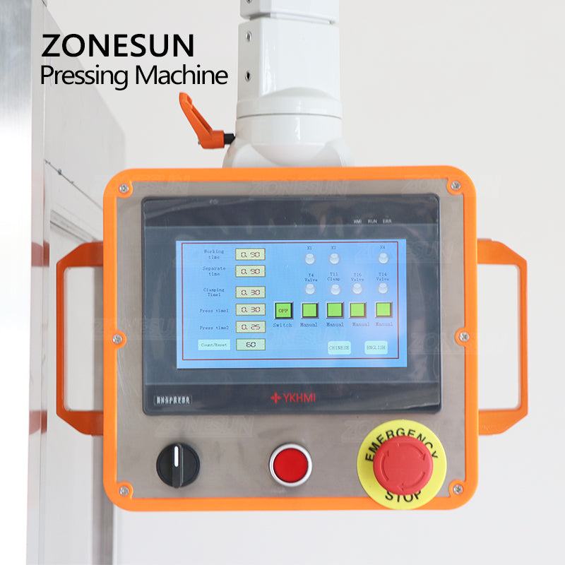 ZONESUN ZS-XG16D2 Automatic Cap Pressing Machine With Dust Cover