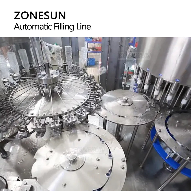 ZONESUN ZS-AFM Autoamtic PET Bottled Drinking Water Filling Machine