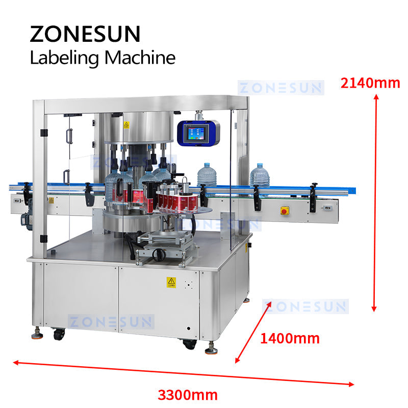  Automatic Round Bottle Labeling Machine