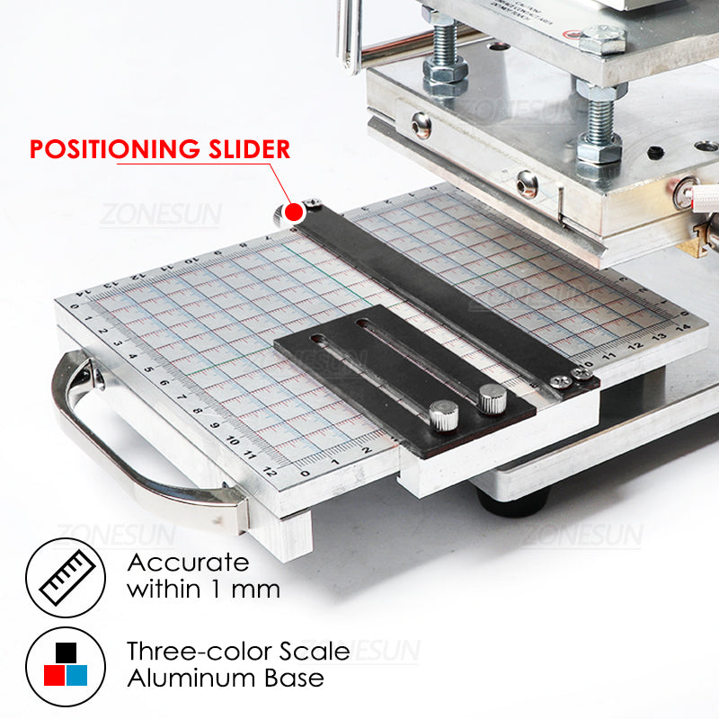 ZONESUN ZS-110 10x13cm Slidable Workbench Hot Stamping Machine