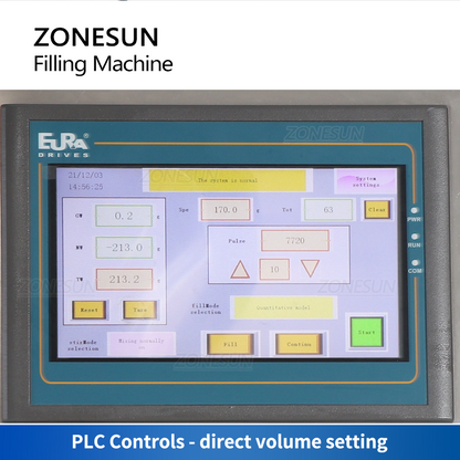 ZONESUN ZS-FM710 Semi Automatic Powder Auger Filling Weighing Machine