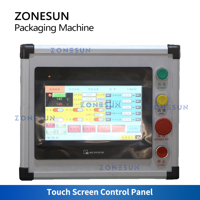 ZONESUN ZS-HYS300A Single Pack Medical Surgical Mask 4-sided Sealing Machine