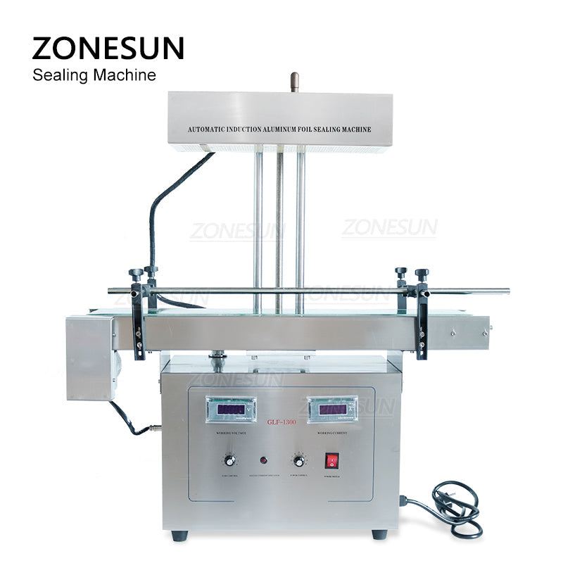 ZONESUN ZS-FK1300 10-70mm High Speed Automatic Induction Aluminum Foil Sealing Machine