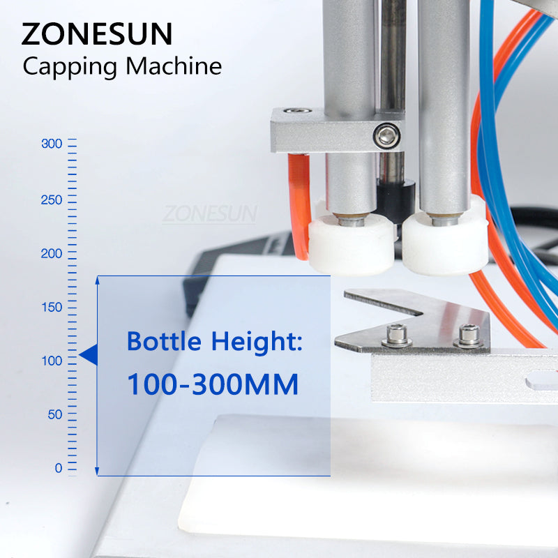 ZONESUN ZS-XG6100 Desktop Pneumatic Semi-automatic Capping Machine