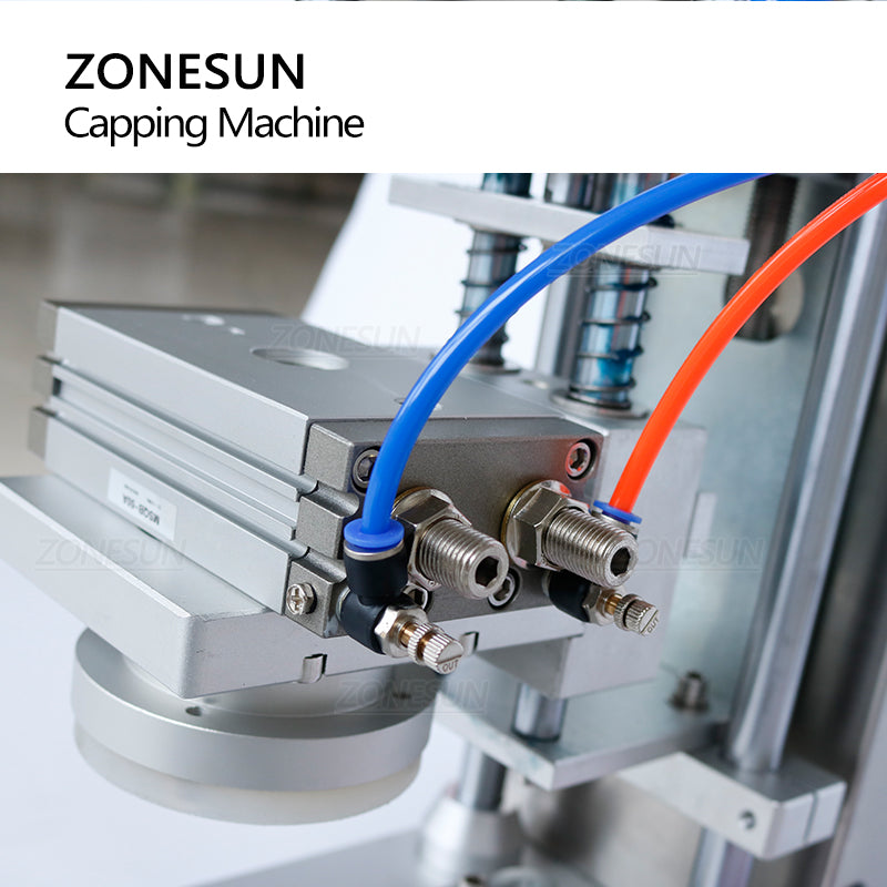 ZONESUN ZS-XG450D Semi Automatic Desktop Glass Bottle Twist Off Can Capping Machine