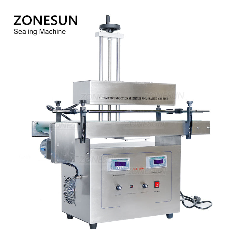 ZONESUN ZS-FK1300 10-70mm High Speed Automatic Induction Aluminum Foil Sealing Machine